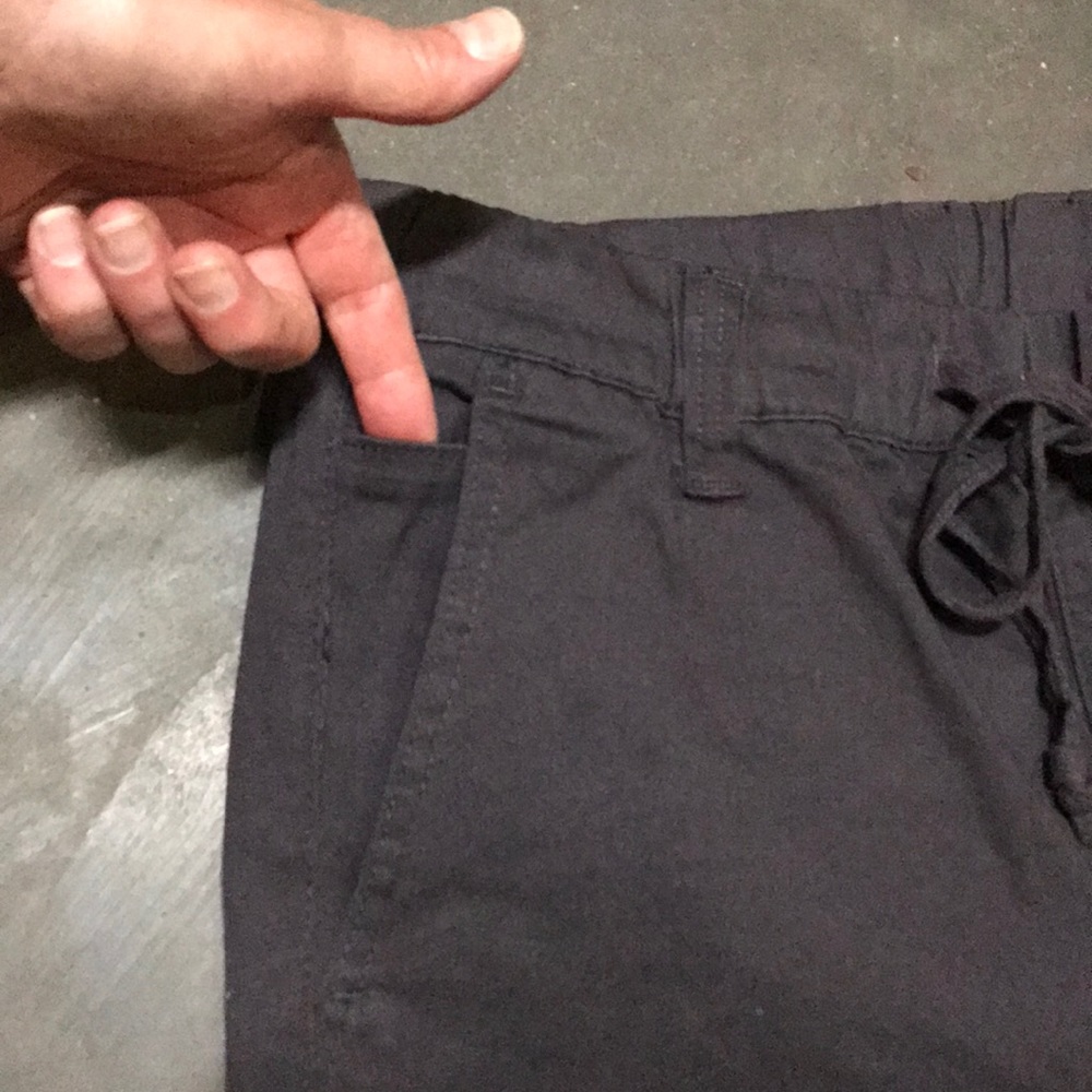 Jogger style skinny cotton pants - Picture 2 of 8